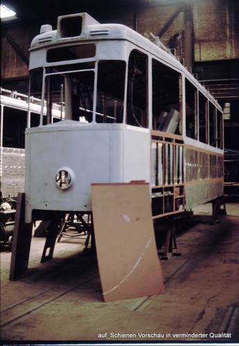Dia aufbau straßenbahn - dia,