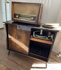 Alte Musiktruhe Mit Grundig