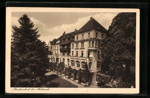 Ansichtskarte jordanbad bei - ansichtskarte,