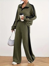 2 teilig Strick Set Hausanzug