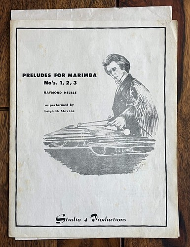 Preludes for marimba 1 - no's.,