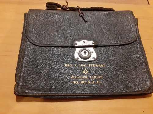 Vintage freimaurer tasche 30er - tasche,