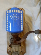 alte Kaffeemühle Wandmühle   Zassenhaus  Villeroy & Boch Kaffeebehälter Porzelan