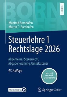 Steuerlehre rechtslage 2026 - steuerlehre,