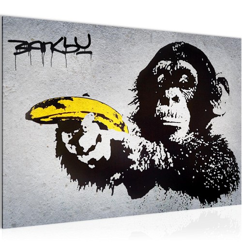 Wandbilder wohnzimmer banksy - wandbilder,
