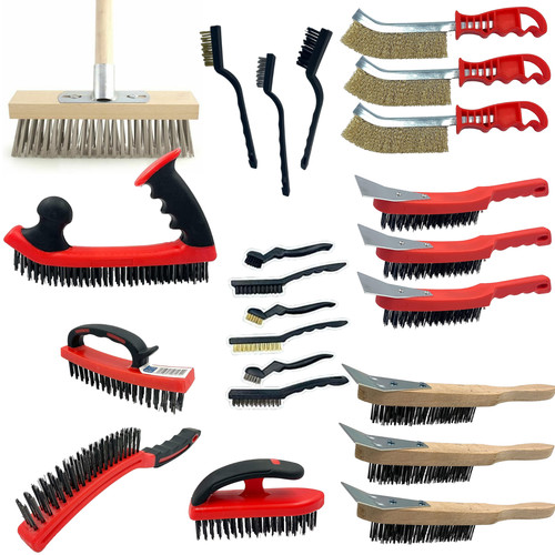 Stahldrahtbürsten set - stahldrahtbürsten,