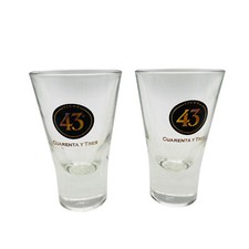 LICOR 43 H 11 cm Likörgläser 2er Set Glas Gläser transparent Cuarenta y tres
