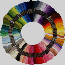 100 farben stickgarn - farben,