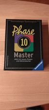 PHASE 10 MASTER - RAVENSBURGER KARTENSPIEL -  NEU UND KARTEN VERSCHWEISST
