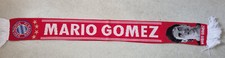 Schal FC BAYERN MÜNCHEN Spielerporträt  MARIO GOMEZ 33 rot-weiß 4 Sterne SELTEN
