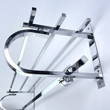 ART DECO Garderobe Wandgarderobe 1930er Jahre Silber Chrom ca. 100 cm