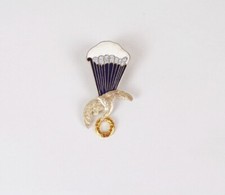 Polen Fallschirmspringer Abzeichen emailliert polnisch Adler