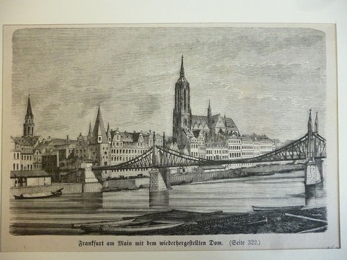 Orig holzstich frankfurt am - orig.,