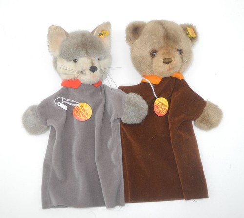 Steiff handpuppen wolf und - steiff,