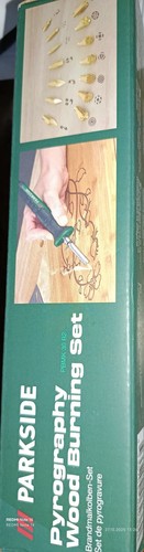 Brandmalkolben set holz gravur - set,