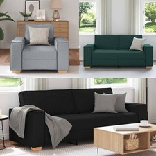Sofa mit Kissen Polstersofa Sessel Relaxsofa Loungesofa Couch Loungesessel Neu