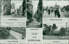 Ansichtskarte Leer Ostfr. 5 Ansichten Rathausstraße   (Nr.9084)