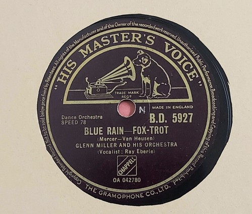 Glenn miller schellack 78rpm - miller,