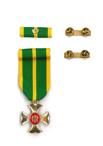 Medaille band kreuz - /, d'oro