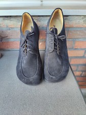 JACOFORM Bequemschuh Halbschuh Wildleder Schwarz Gr. 10.5