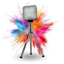 Premium Videoleuchte + Stativ Softlight Videolicht 49 LED Foto Lampe Studio