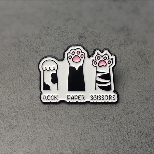 Katzen pfoten emaille pin - emaille,