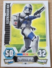 Star Wars Force Attax Serie 3 Klonkrieger Kix 52 Basis - Karte