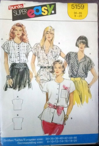 Burda super easy schnittmuster - super,