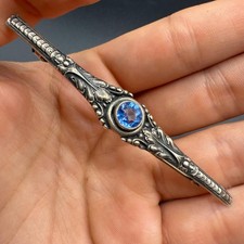 Silber Brosche Jugendstil mit