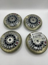 Bullzeye Bull Zeye Inliner Skates Hockey 4Rollen Vintage Mit Kugellager 76mm 80A