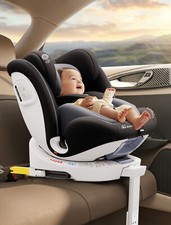 Baby Autositz mit ISOFIX 360° drehbar ECE R129 0-12 Jahre Seitenaufprallschutz