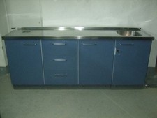 Kavo Gipstisch / Gipstheke / Gipszeile / Nasstheke mit Abfallloch 245cm