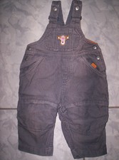 Knuffige Kord-Latzhose"H&M", grau mit "Tigger", neuw. Gr.68