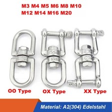 Wirbelschäkel Doppelwirbel