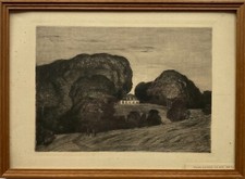 Radierung Jugendstil Walter