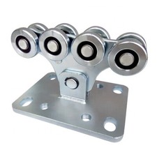 8-Rad Kragarmtor Rollwagen - Schwerlast Schiebetorbeschläge