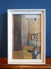 Bild Kunst Maler Gebhard Schwermer  Kubismus modern Art