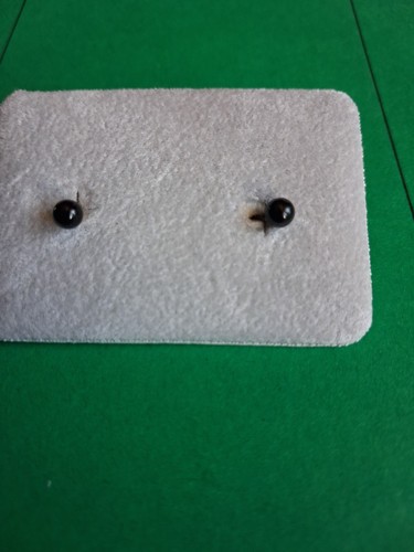 Ohrstecker schwarz perle - ohrstecker,