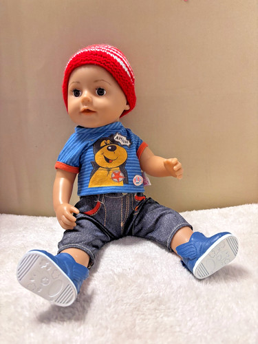 Baby born big brother puppe - baby,