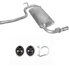 Auspuff für Suzuki Baleno Endschalldämpfer 1.3i-1.8i 16V Schragheck + ANBAUSATZ