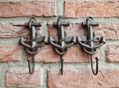 Garderobe haken anker - haken, 23cm