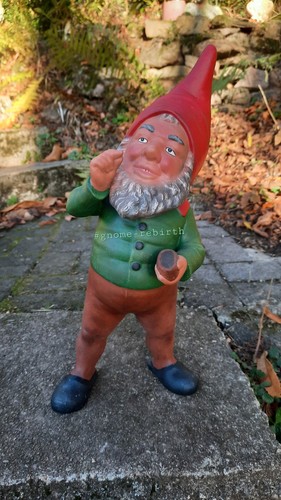Alter gartenzwerg mit - alter,