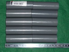 Schnäppchen 8 x PVC  POM grau D = 30 mm, L = min. 100 mm, Stab, Welle, Rundstab,