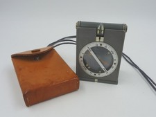 Alter Büchi Bern Marschkompass II Pat. NIEDERMANN mit Lederhülle Nr. 22892