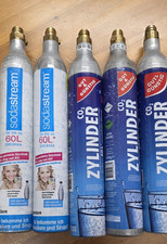 5 Stück CO 2 Zylinder, 2 Sodastream, 3 Edeka Gut & günstig
