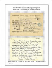 Kriegsgefangenenpost Karte ins