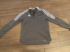 Adidas Pullover Pulli grau Jungs Größe 152