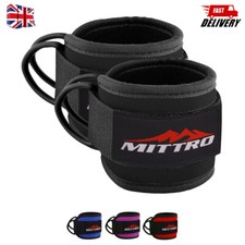 D-Ring Knöchelriemen für Kabelmaschinen Fitnessstudio Manschette Befestigung Bein Kickback Training