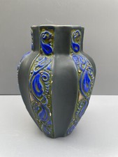 Jugendstil Art Nouveau Vase Biela Česko Wiener Werkstätte Julius Dressler Wien