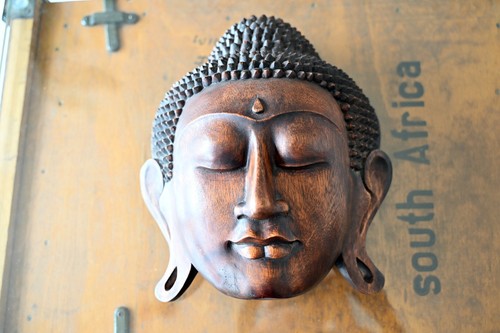 Asiatische holzmaske - asiatische, –